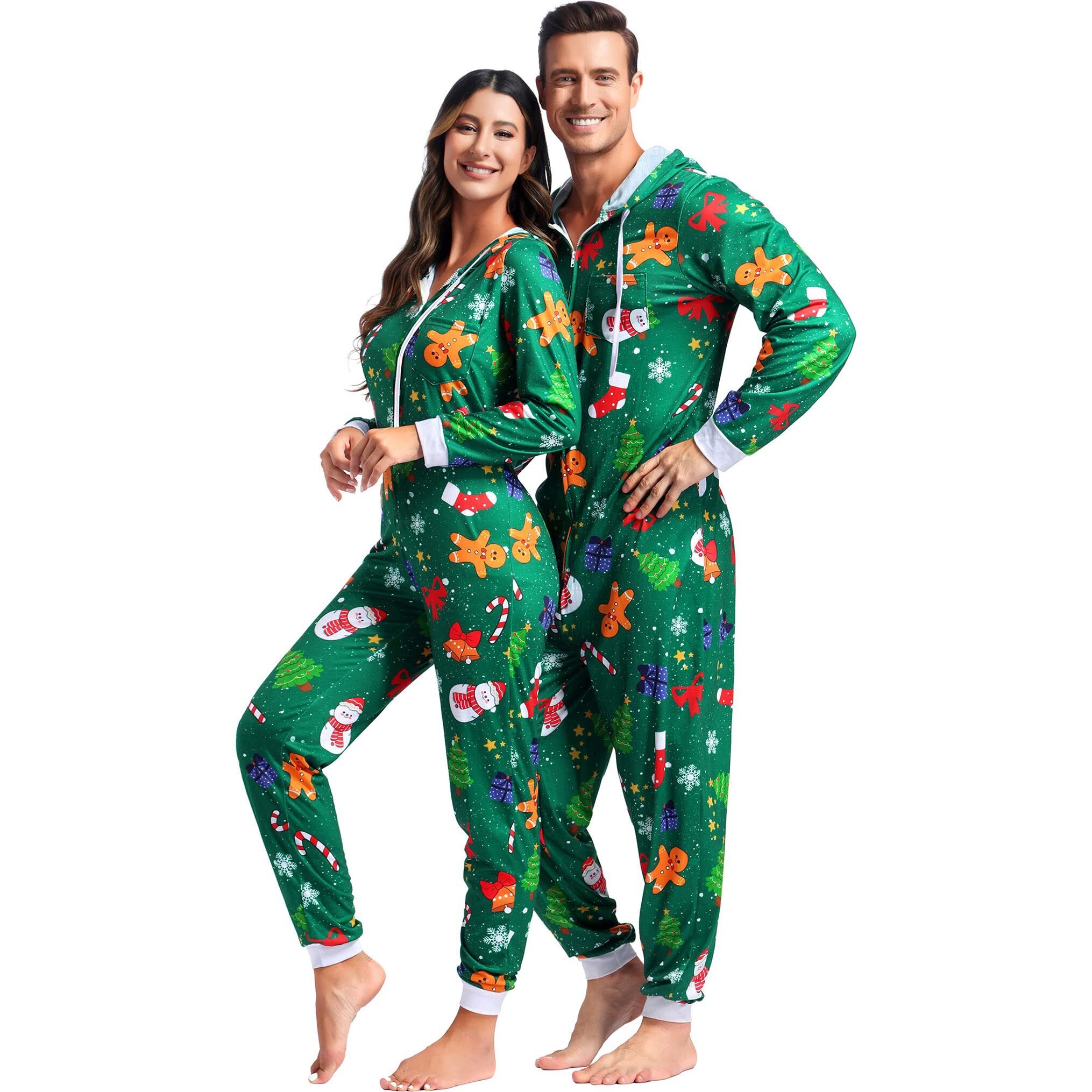9581 Matching Christmas Pajamas For Couples: Family Pajamas Matching